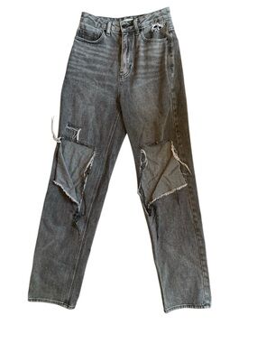 PacSun Faded Black High-Rise Denim Jeans 90’s Boyfriend